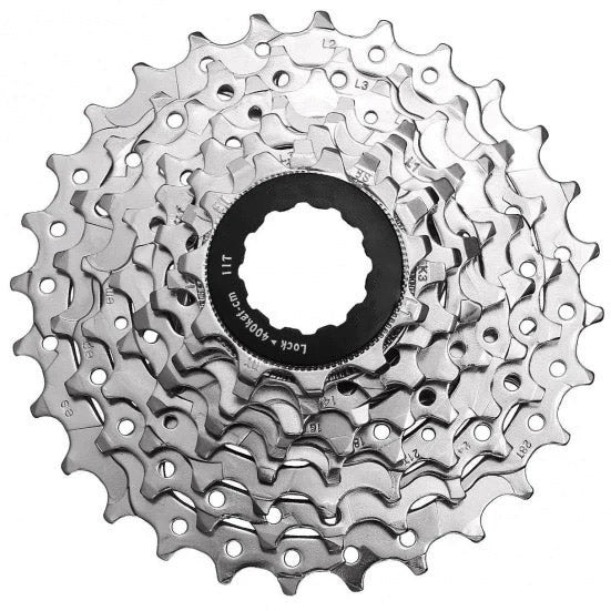 Cassette 8V Shimano passing 11-28 chroom