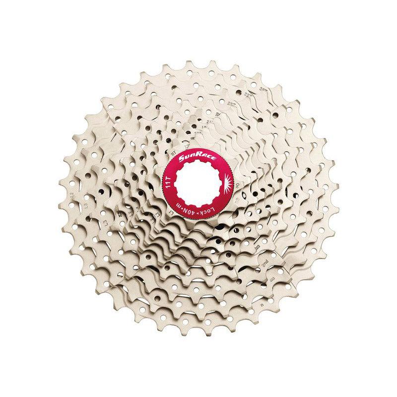 SunRace cassette 10v 11-36T metallic zilver