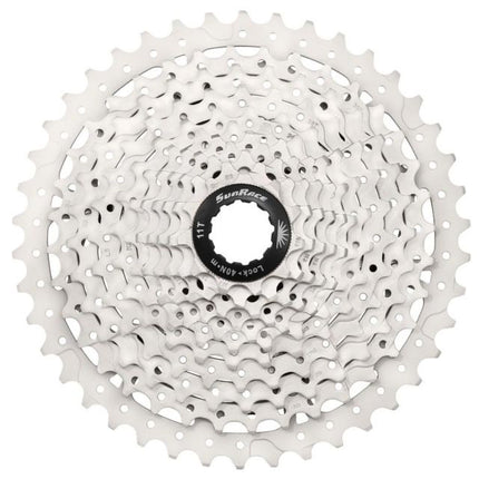 SunRace cassette 10v 11-40T metallic zilver