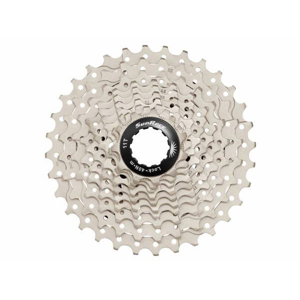 SunRace cassette 10v 11-28T metallic silver