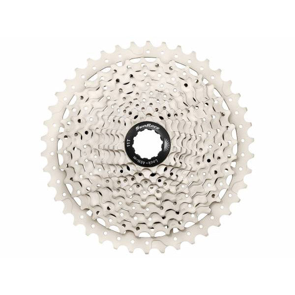 SunRace cassette 11v 11-42T metallic silver