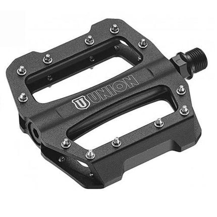 Pédales Union SP1300 alu roulement cartouche+butée. Noir