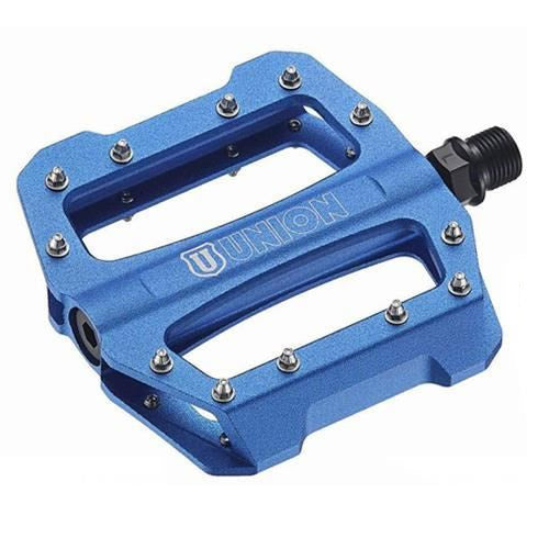 Union pedaal SP1300 alu cartridge+thrust lager. Blauw