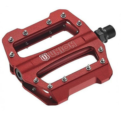 Union pedaal SP1300 alu cartridge+thrust lager. Rood