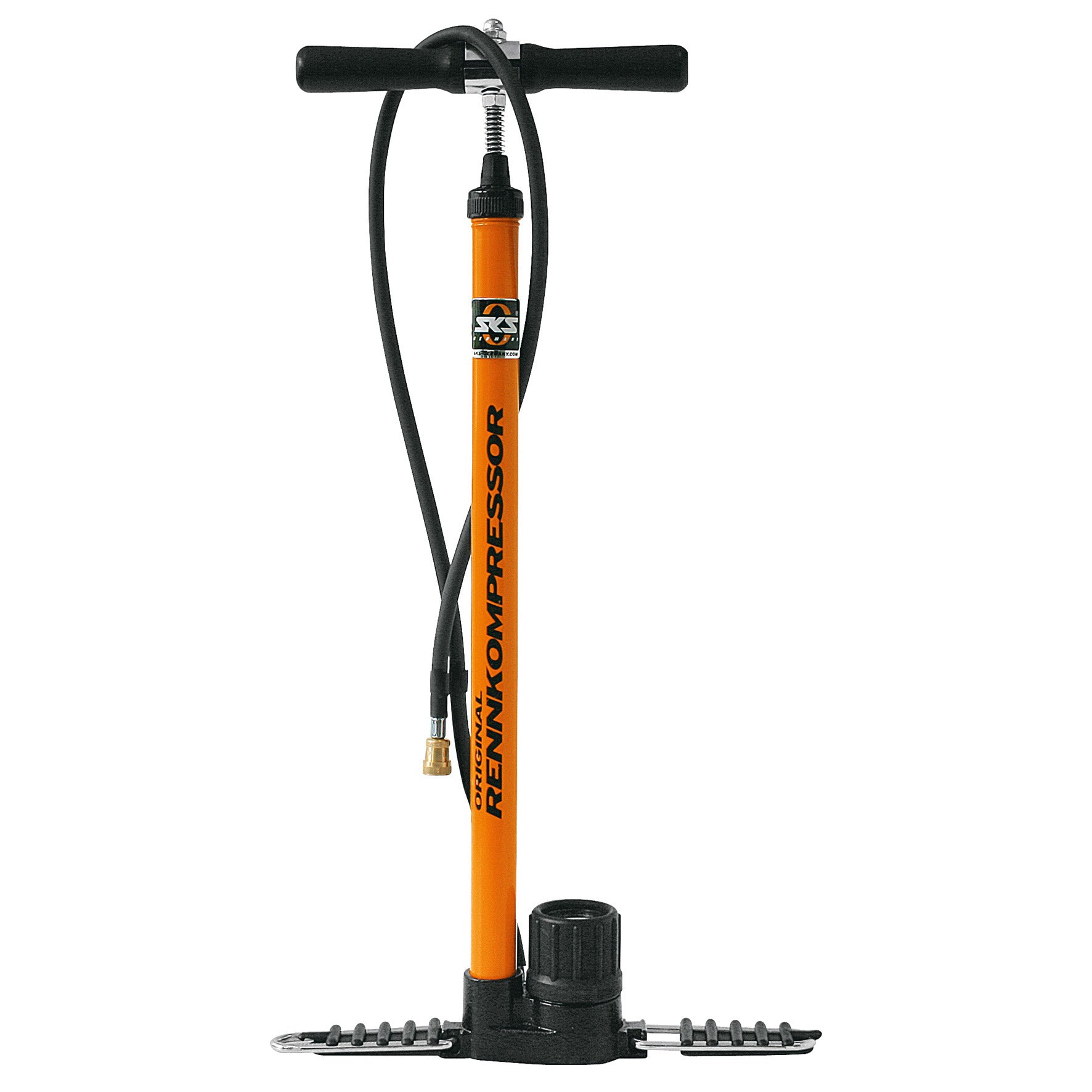 SKS Rennkompressor vloerpomp m/koperen opdruk nippel 10065