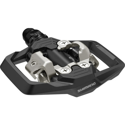 Pédales Shimano VTT noires PD-ME700, notamment pour gravel, VTT/VTTAE