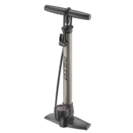 Beto floor pump with high-pressure meter FV/AV