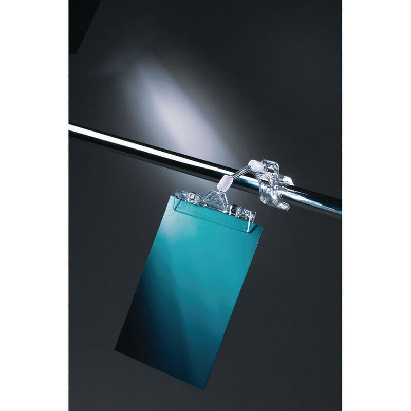 Prijskaartklem DeLuxe draaibaar transparant 100mm