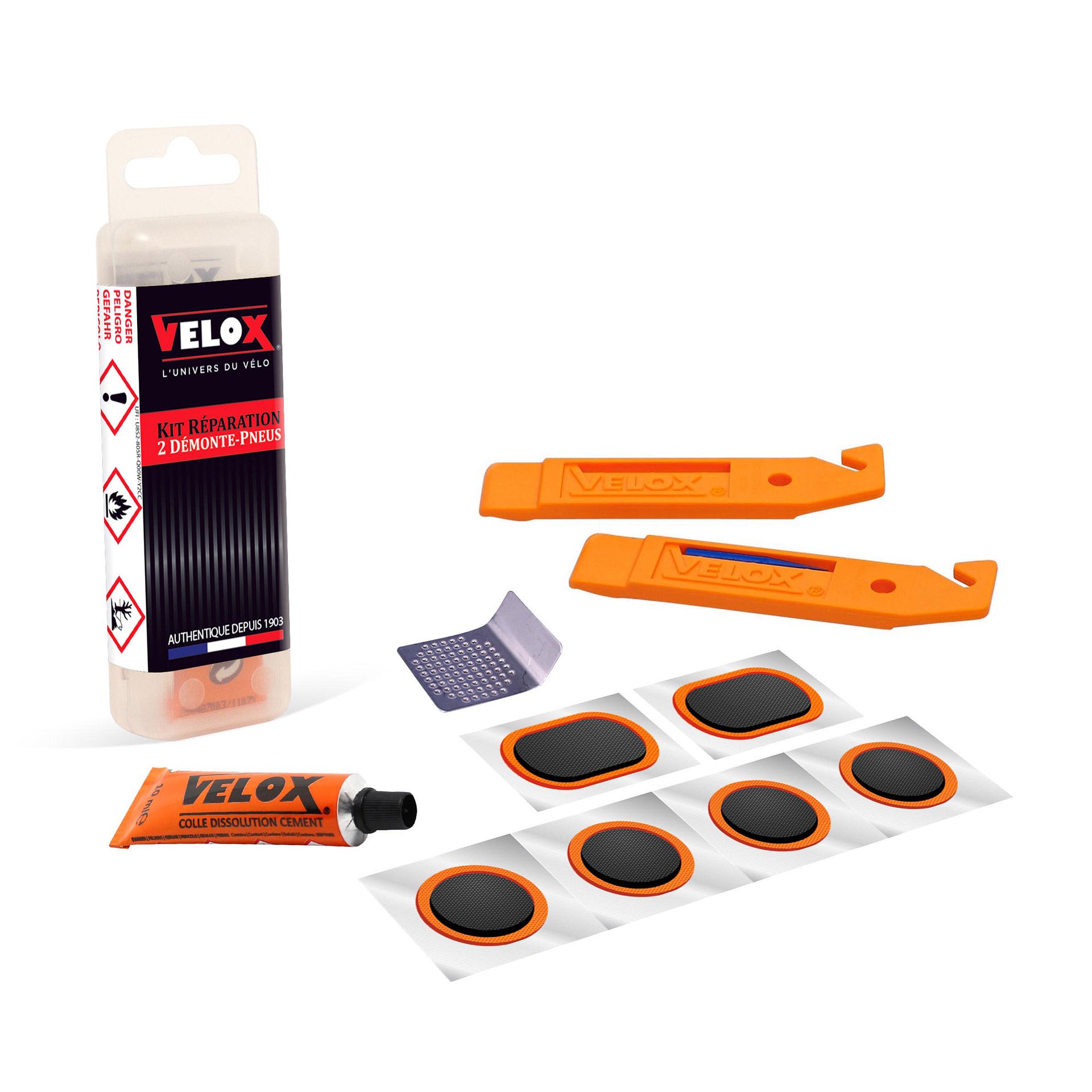 Velox bandenreparatieset 11-delig met bandenlichters