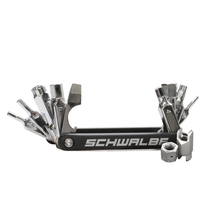 Schwalbe Multitool version 2.0 avec accessoires pour valve