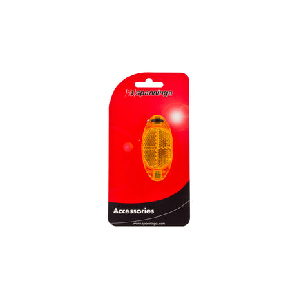 Spanninga réflecteur de roue/rayon (2) orange sous blister