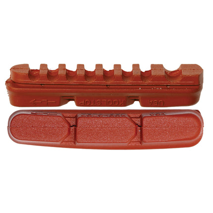 Patins de frein Koolstop R7 Dura 2 saumon (2 pces)