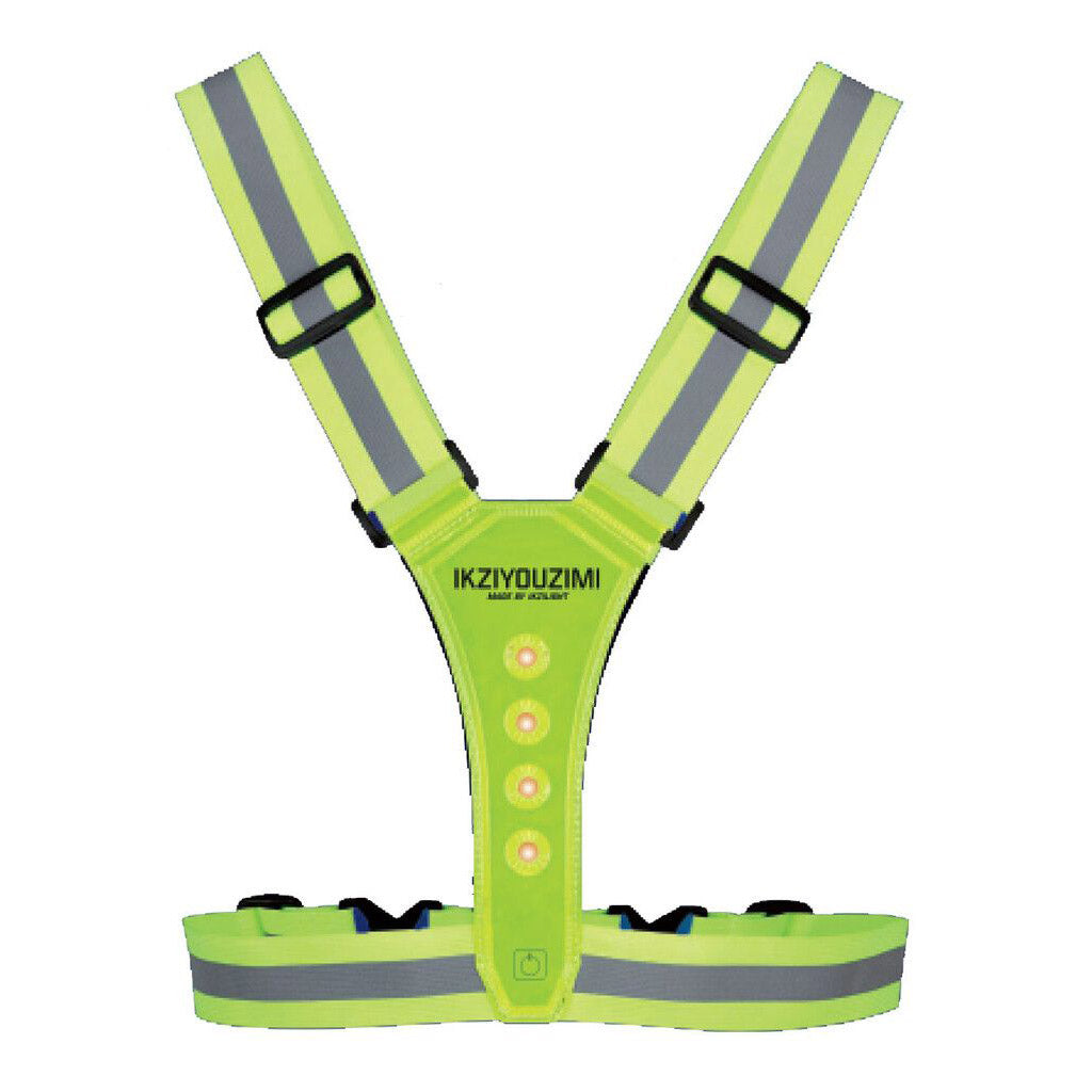 IKZI-Light reflectie sport- en veiligheidsvest "Aryan" m/ LED