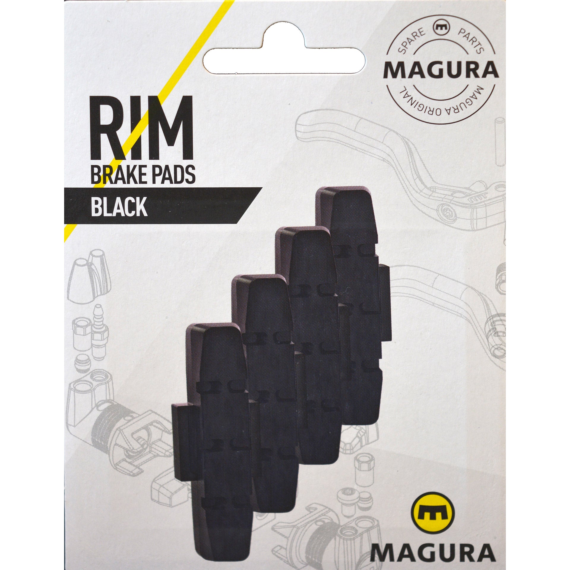 Magura remblok Hydro-Stop HS33 lang zwart (4st)