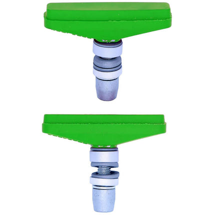 Patins de frein Koolstop Tuff Composite filetés verts