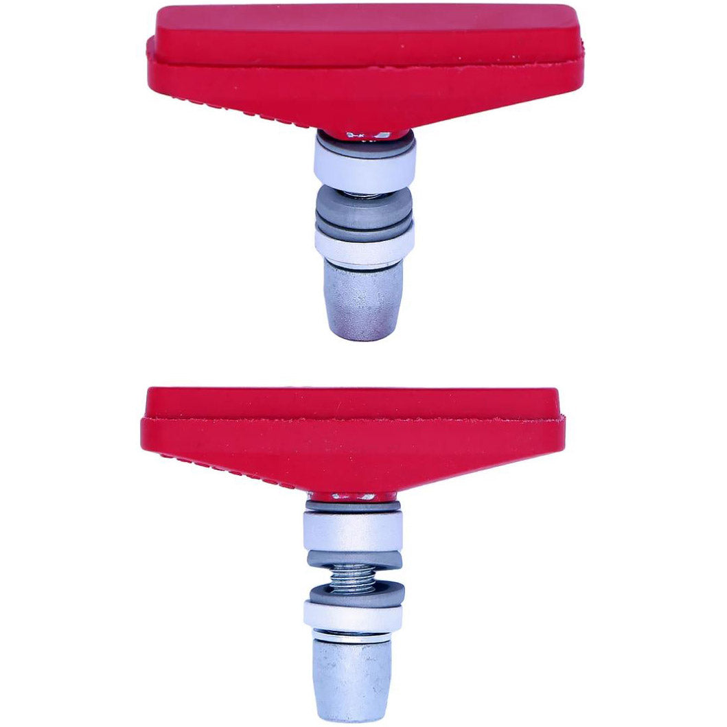 Koolstop remschoenen Tuff Composite Threaded rood