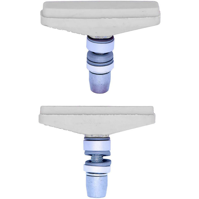 Koolstop remschoenen Tuff Composite Threaded wit