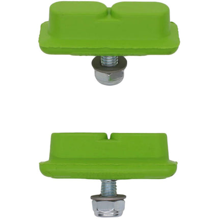 Patins de frein Koolstop Composite Continental Threaded verts