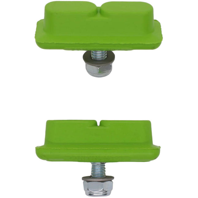 Koolstop remschoenen Composite Continental Threaded groen