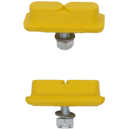 Patins de frein Koolstop Composite Continental Threaded jaunes