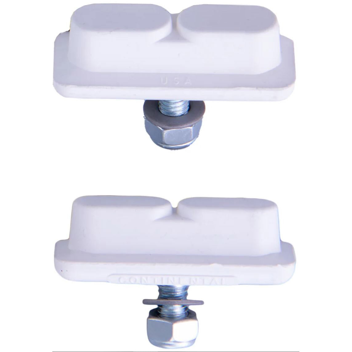 Koolstop remschoenen Composite Continental Threaded wit