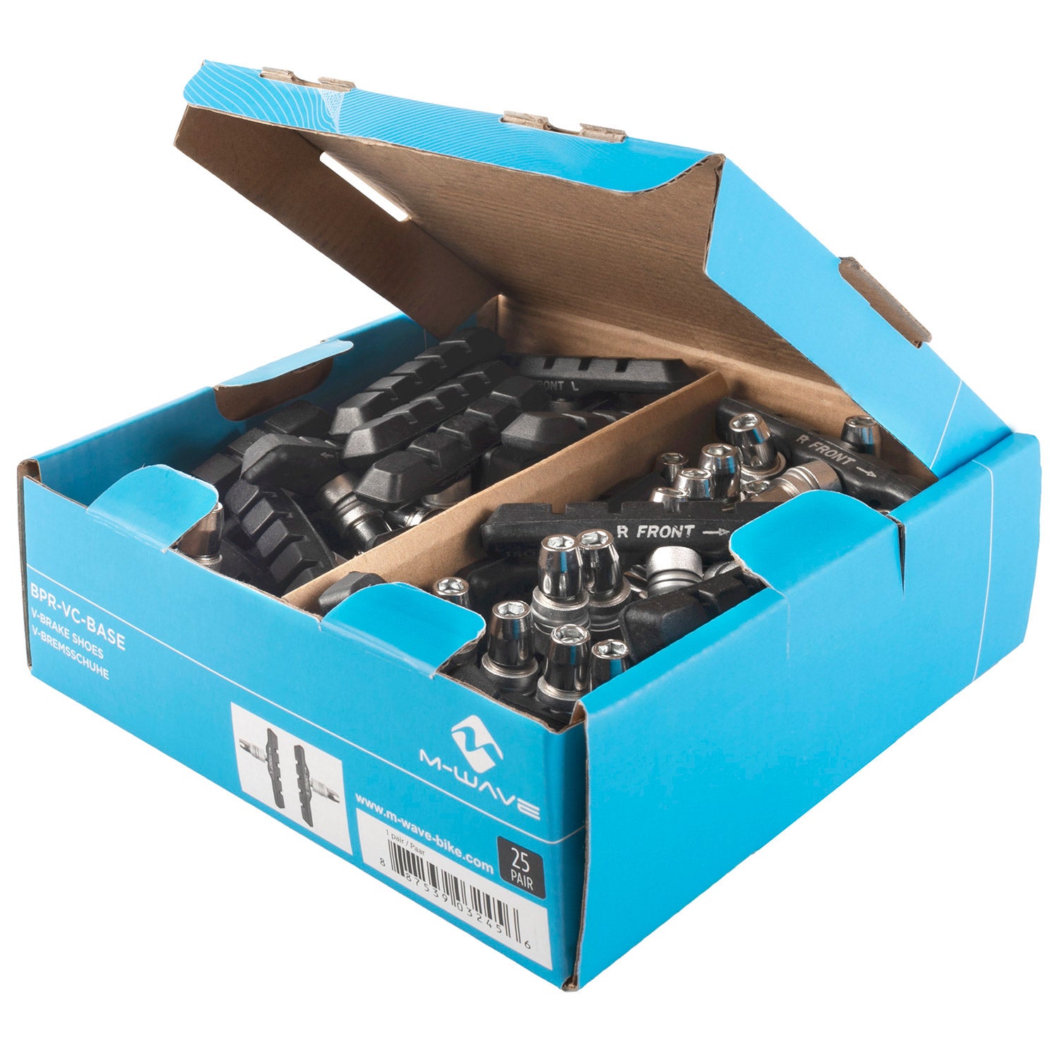 M-Wave V-Brake remblokken "dik" werkplaats (25 paar)
