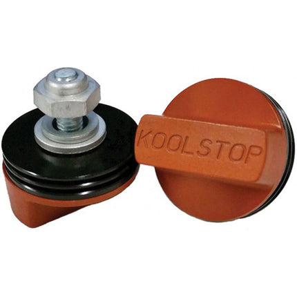 Koolstop brake pad set International black/salmon