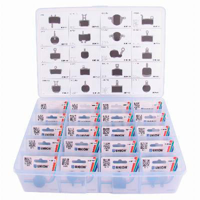 Union boîte assortiment top 20 plaquettes de frein à disque organiques