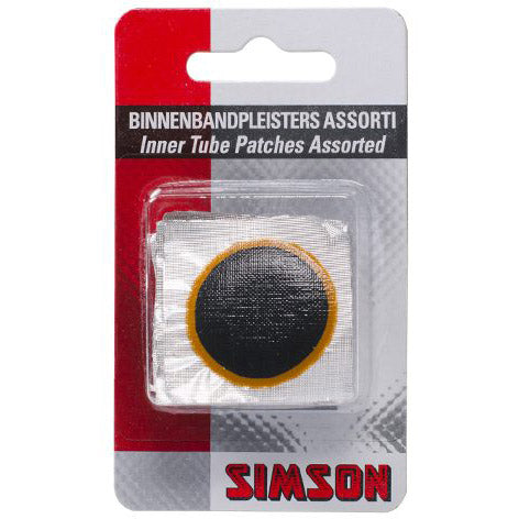 Simson binnenbandpleister KV assortiment op kaart