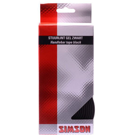 Simson handlebar tape gel black per set blister box