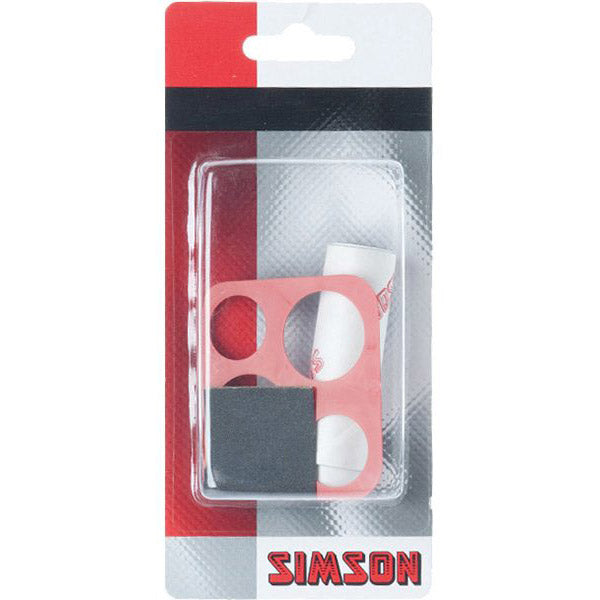 Simson bandenreparatierol 70x200mm + sjabloon op kaart