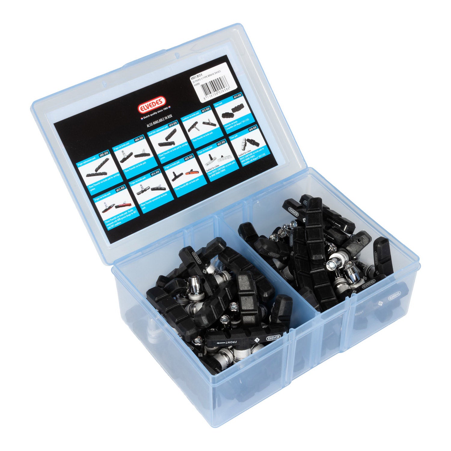 Elvedes velgremblokjes V-brake 60mm (25st)