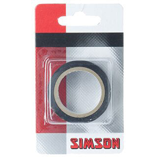 Simson isolatietape zwart per stuk op kaart