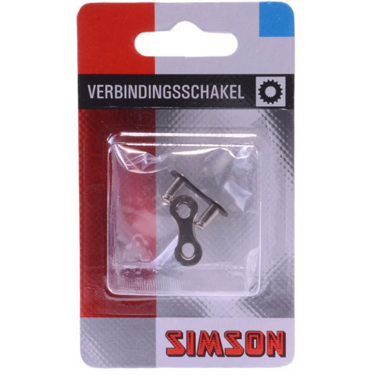Simson kettingschakel 1/2x1/8" normaal per stuk op kaart