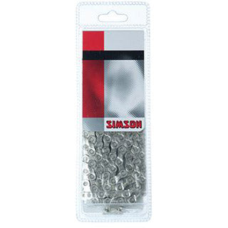 Simson ketting 9v IG/EXA 116L zilver