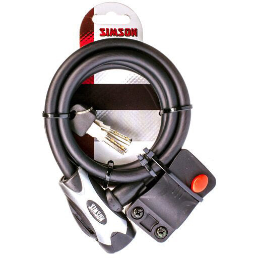 Simson spiraalkabelslot 10mm 150cm Regular XL op kaart