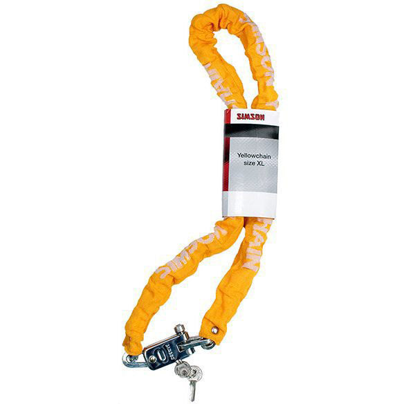 Simson kettingslot 7mm 120cm Yellowchain XL met sleeve