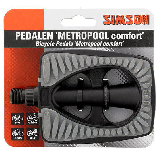 Simson pedalen Metropool comfort per set op kaart