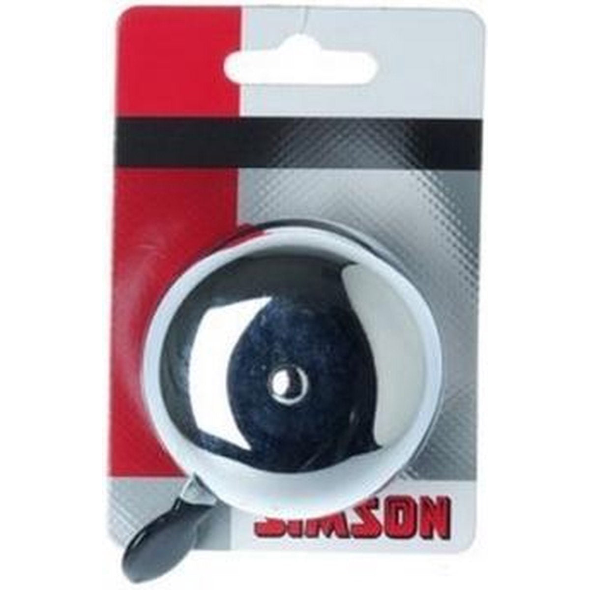 Simson fietsbel DingDong  medium 60mm chroom op kaart