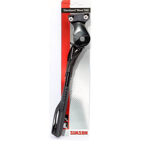 Simson achterstandaard frame Wave R40mm zwart verst. kaart