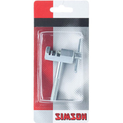 Simson dérive-chaîne argent sur carte