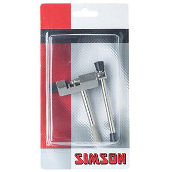 Simson kettingpons HG/UG zilver op kaart