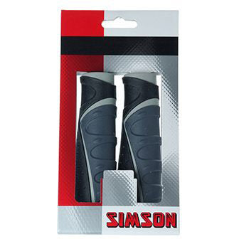 Simson handvatset Comfort Gazelle zwart/grijs