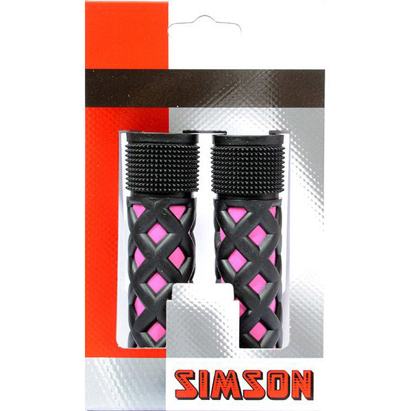 Simson handvatset Kids roze/zwart
