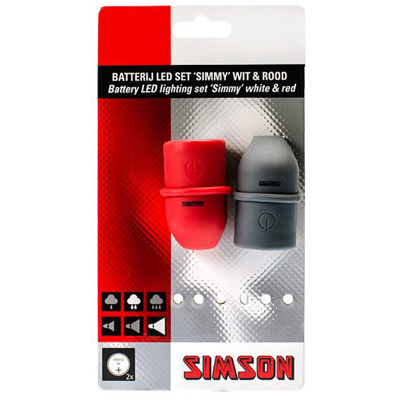 Simson verlichtingsset Simmy LED incl. batterijen