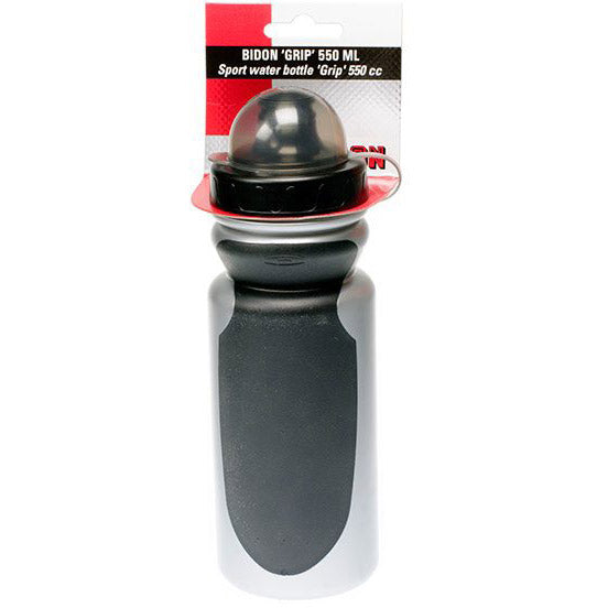 Simson bidon Grip incl.stofkap 550ml zwart-grijs op kaart