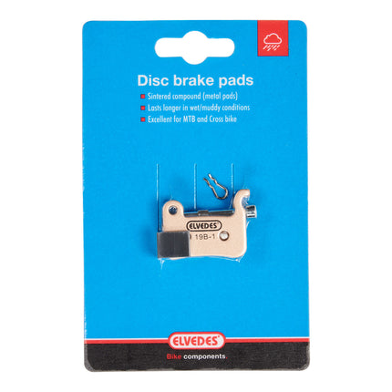 Plaquette de frein à disque Elvedes Shimano frittée 6859-S