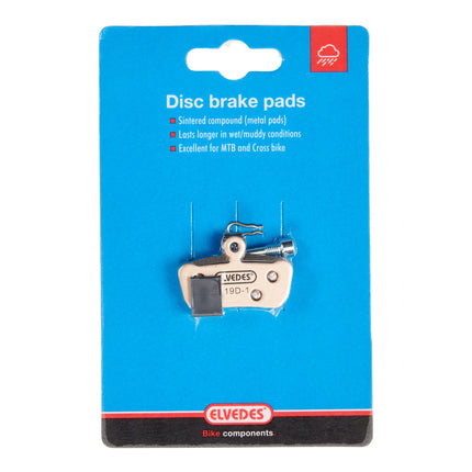 Elvedes plaquette de frein à disque Avid X0 Trail/SRAM Guide frittée 6898S