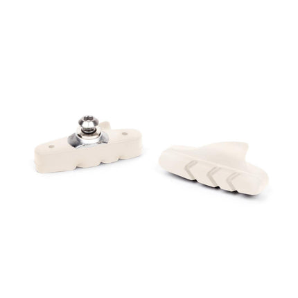 Patins de frein Elvedes (1 paire) Course Universel Gomme blanche