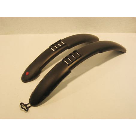 Hebie stel spatborden 16" opdruk zwart